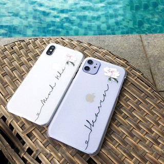 Ốp lưng iphone In Tên Theo Yêu Cầu chất liệu nhựa dẻo trong cao cấp - Đậu Case