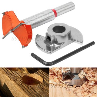 Mũi khoan bản lề bật 35mm - mũi khoét gỗ lưỡi hợp kim có vòng giới hạn độ sâu khi khoan