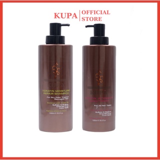 DẦU GỘI XẢ KUPA KERATIN 1000 ML PHỤC HỒI TÓC HƯ TỔN