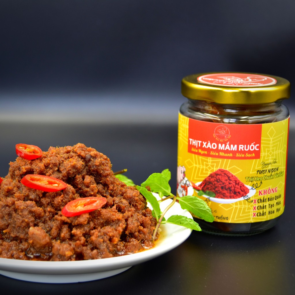Thịt xào mắm ruốc PTK hộp 170 gram ⚡ Đặc sản miền Bắc ⚡ nguyên liệu tươi ngon_ thịt heo đạt chứng nhận VIETGAP | BigBuy360 - bigbuy360.vn