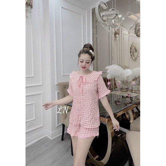 Đồ bộ sọc caro