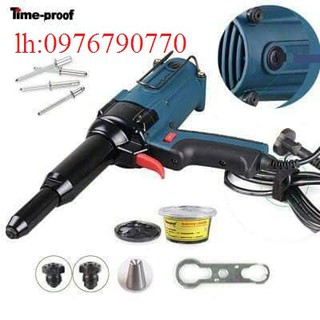 Súng rút đinh rive điện TIME PROOF TAC500 kèm 1 bộ kẹp 3 chấu  phụ