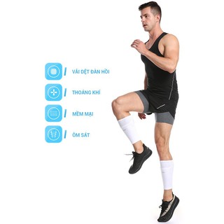 Tất vớ bóng đá bảo vệ ống đồng co giãn, thoáng khí Aolikes AL7968 (1 đôi) tltlt1702
