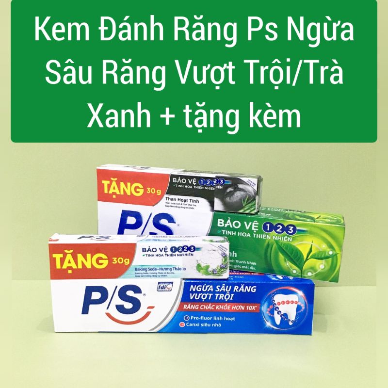 Kem đánh răng PS ngừa sâu răng vượt trội 110g-180g