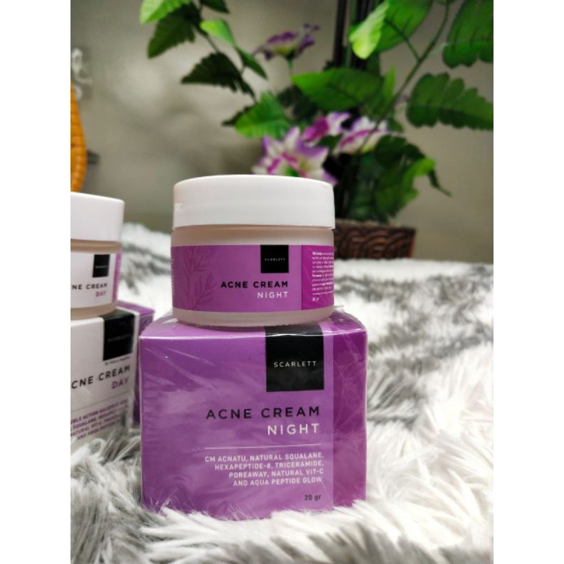 (hàng Mới Về) Kem Trị Sẹo Mụn Ban Đêm Chất Lượng Cao