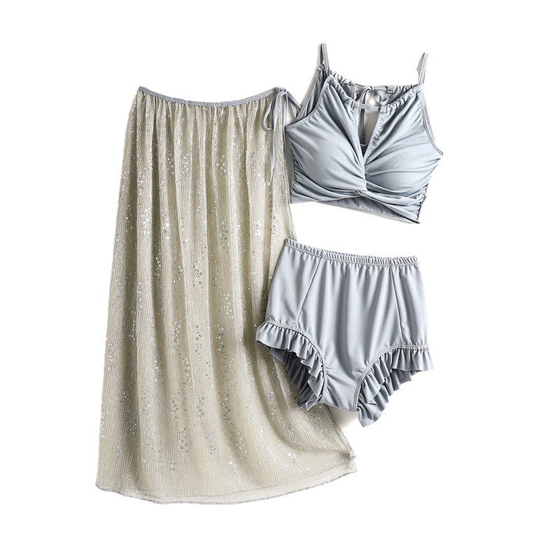 Bộ Đồ Bơi Ba Mảnh Dáng Ôm Thời Trang Mùa Xuân Quyến Rũ Cho Nữ 2021 | BigBuy360 - bigbuy360.vn