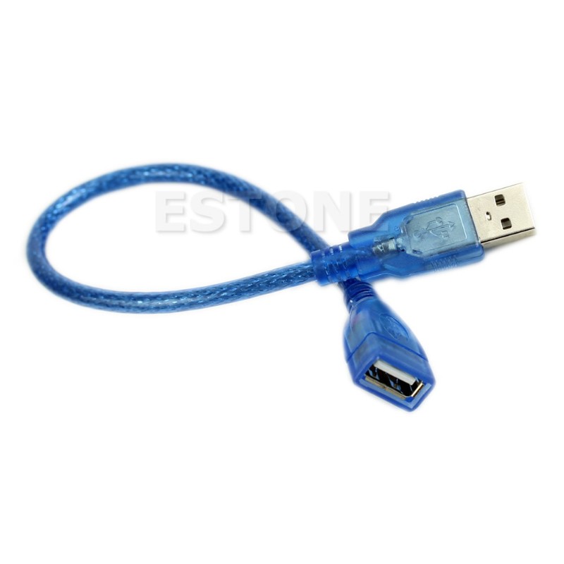 Dây cáp nối dài cổng USB 2.0 23cm màu xanh dương | WebRaoVat - webraovat.net.vn