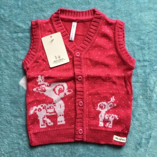Áo len gile bé gái Momma Baby