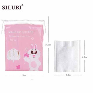 Bông Tẩy Trang Gấu Vịt Thỏ  Silubi  200 Miếng
