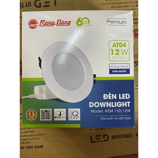 Đèn Led âm trần downlight 7w/9w/12w Rạng Đông