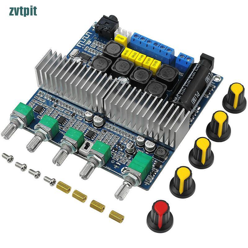 Bảng Mạch Khuếch Đại Âm Thanh Bluetooth 5.0 Tpa3116D2 2.1 100w + 50w + 50w Dc 12-24v Ptq