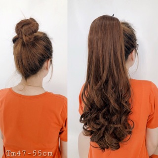 Tóc cột xoăn đuôi 55cm - tm47