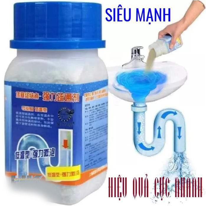 [xả kho] Bột Thông Cống, Bồn Cầu, Xử Lý Triệt Để Cặn Bã Chất Thải Hữu Cơ