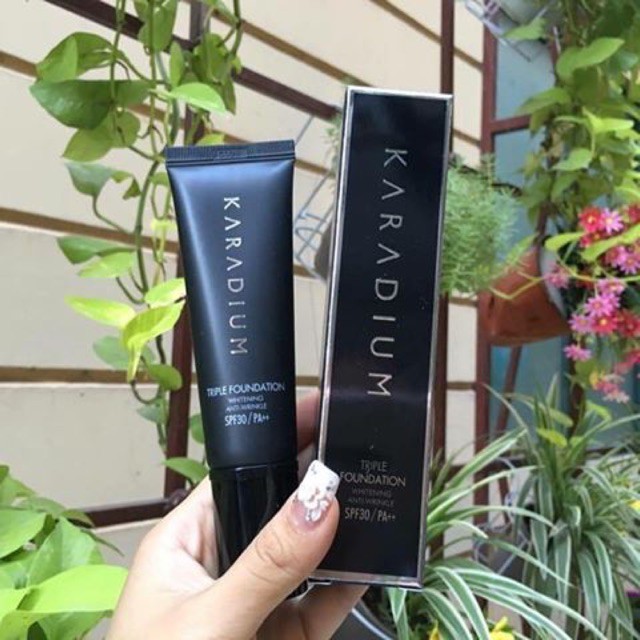 Kem Nền Dạng Tuýp Karadium Triple Foundation Whitening Anti-Wrinkle SPF30 PA++ 50ml | BigBuy360 - bigbuy360.vn