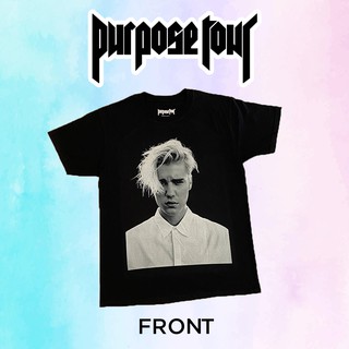 [Áo Thun COTTON Unisex Nam Nữ tay lỡ form rộng]  JUSTIN BIEBER PURPOSE TOUR [CÓ SẴN]