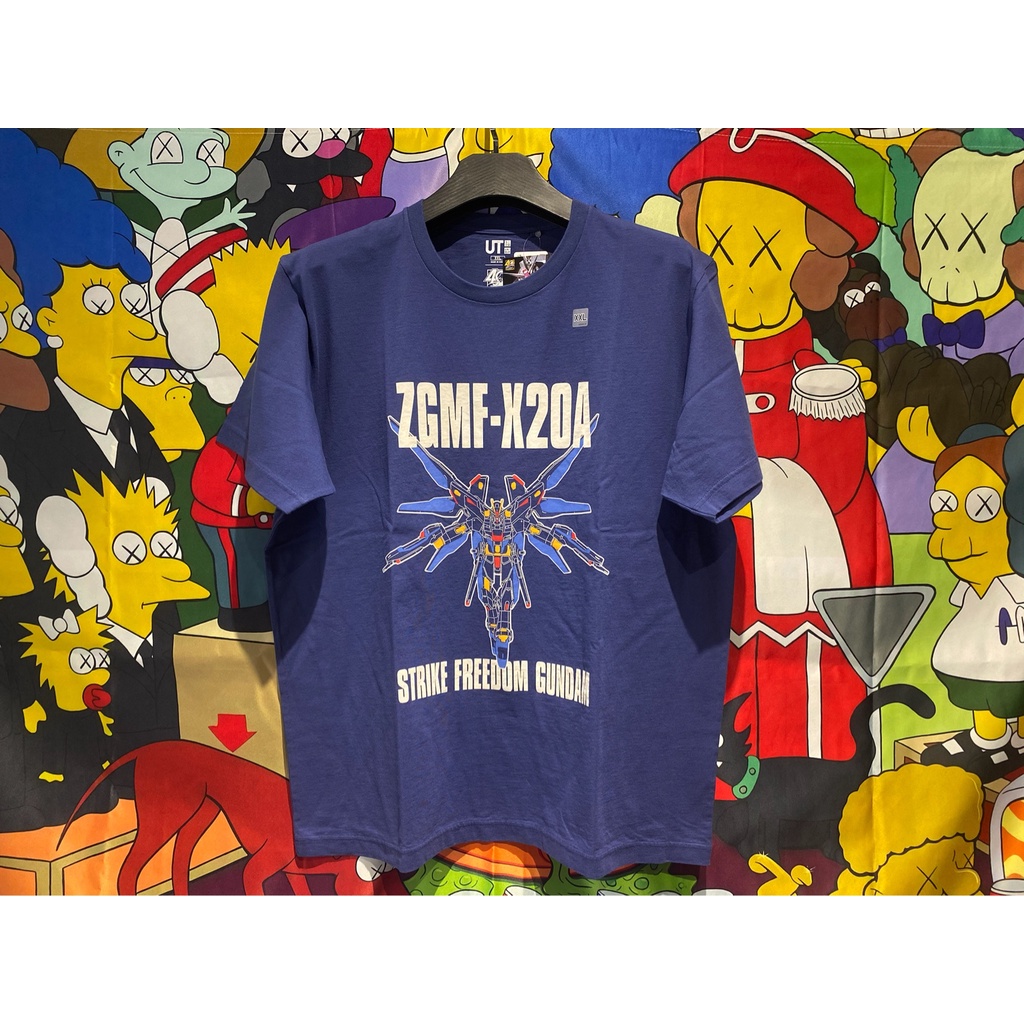 Uniqlo Áo Thun Tay Ngắn In Hoạ Tiết gundam Kỷ Niệm 40 Năm Thời Trang Dành Cho Nam Và Nữ