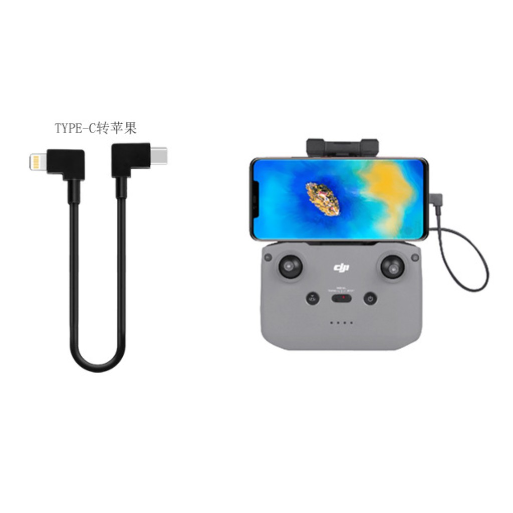 Cáp Kết Nối Iphone, Android, Type - C Lightning Sang Dji Air 2S - Mavic Air 2, Mavic Mini 2. Phụ Kiện Flycam - Ticki.