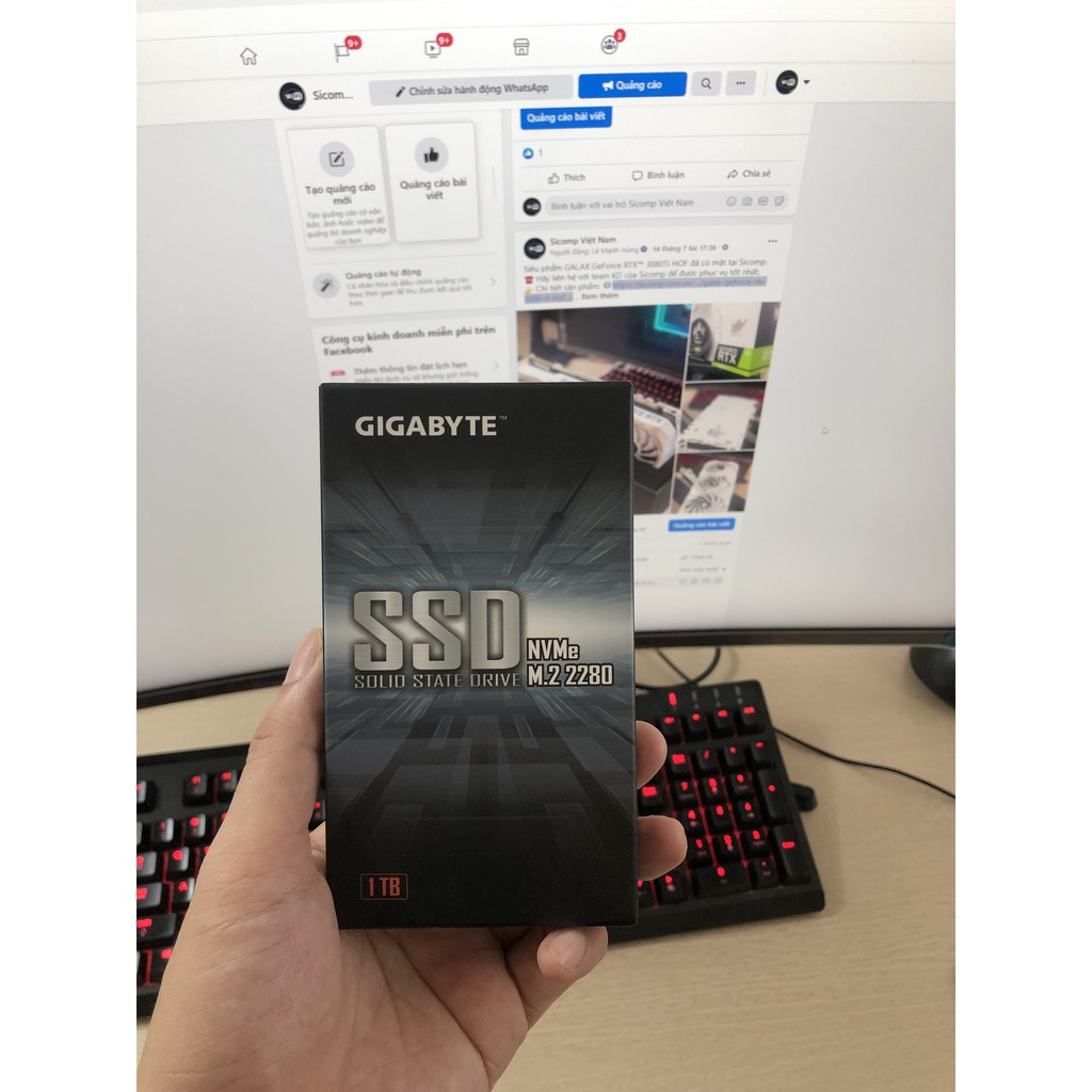 SSD 1TB Gigabyte M.2 NVMe PCIe Gen3x4, new, bảo hành chính hãng 36th | BigBuy360 - bigbuy360.vn