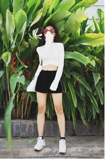 Croptop len gân