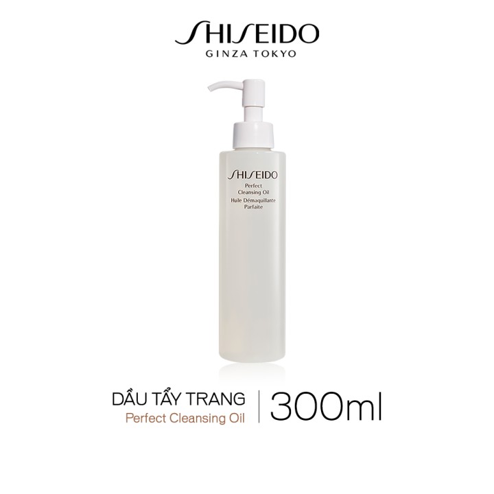 [Mã COSSD5 giảm 10% đơn 600K] Dầu tẩy trang Shiseido Perfect Cleansing Oil 300ml