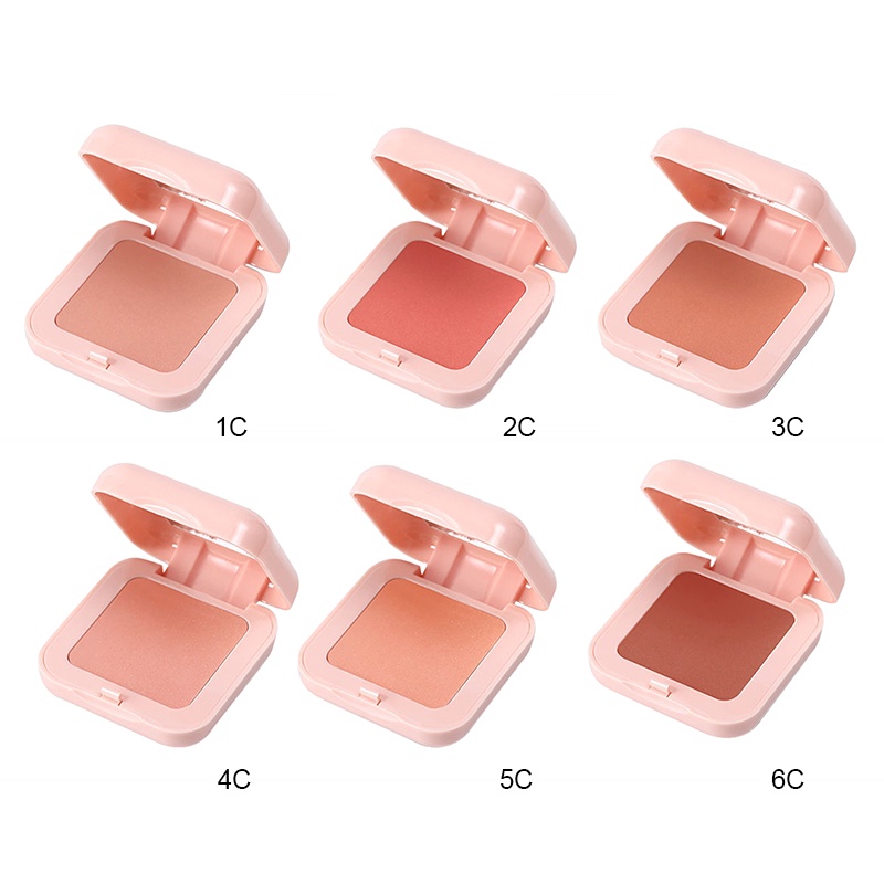 Phấn Má Hồng Màu Nude Ánh Ngọc Trai Độ Bóng Cao Chống Thấm Nước Trang Điểm Tự Nhiên Cho Học Sinh CRD