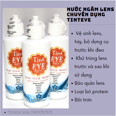 KM: 28k/chai Nước ngâm lens cao cấp 6 trong 1 Tinteye Lens