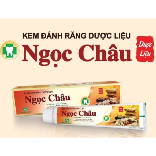 ✅  (CHÍNH HÃNG ) Kem đánh răng Dược liệu NGỌC CHÂU