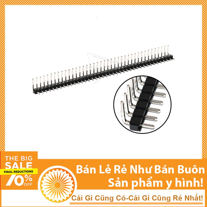 Jump Đơn Đực cong 2.54mm Giá Rẻ