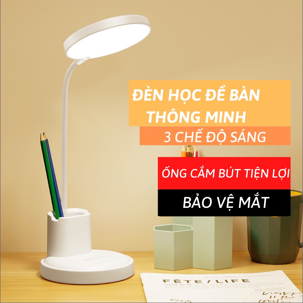 Đèn Học Để Bàn, Đèn Học Bảo Vệ Mắt Thông Minh KENSHIN SHOP