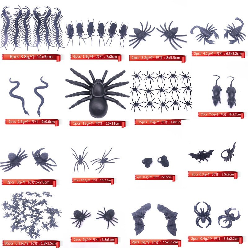 1 CON RẾT ĐEN TO DÀI 14CM dùng để troll chơi khăm,trang trí halloween