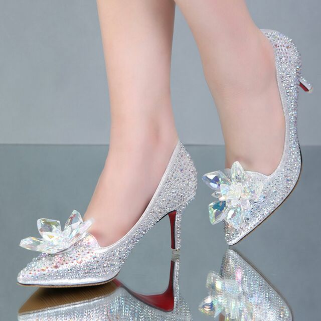 Giày cao gót công chúa pha lê big sz (35-45)