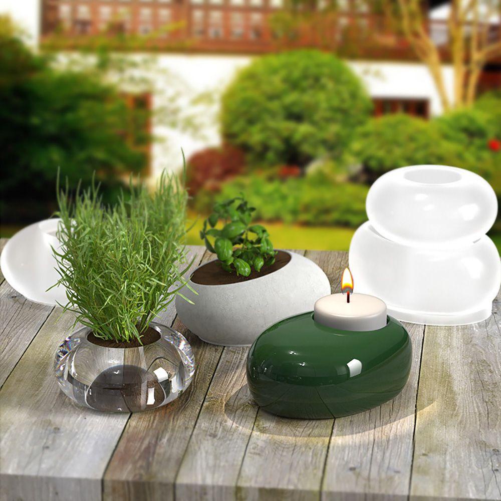 ESPO Khuôn Silicone Làm Nến Hình Chậu Hoa