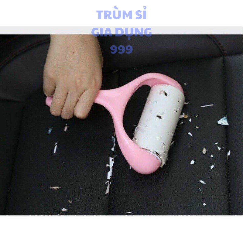 cây lăn bụi quần áo tặng kèm 2 đầu lăn. cây lăn bụi ra giường sofa, lông chó mèo siêu sạch