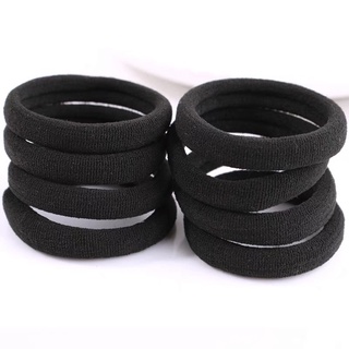 dây cột tóc đen trơn cho mẹ và bé