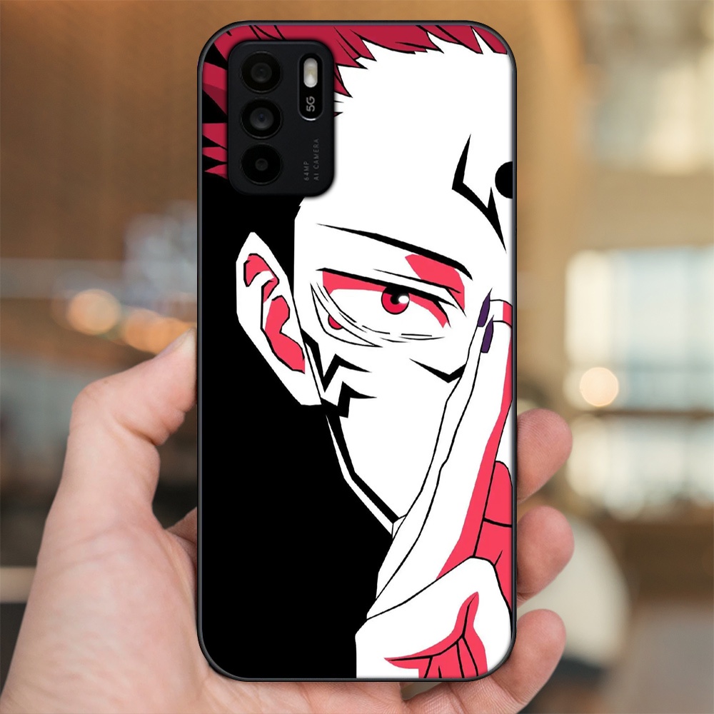 Ốp lưng Oppo Reno 6Z 5G viền đen in hình Yuji Jujutsu Kaisen