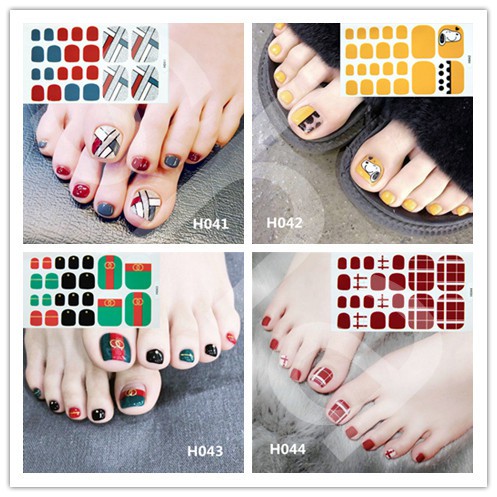 H041-H060 phiên bản Hàn Quốc của nhãn dán móng tay, bơ, hoa, tất cả các loại hoa văn đều rẻ và đẹp