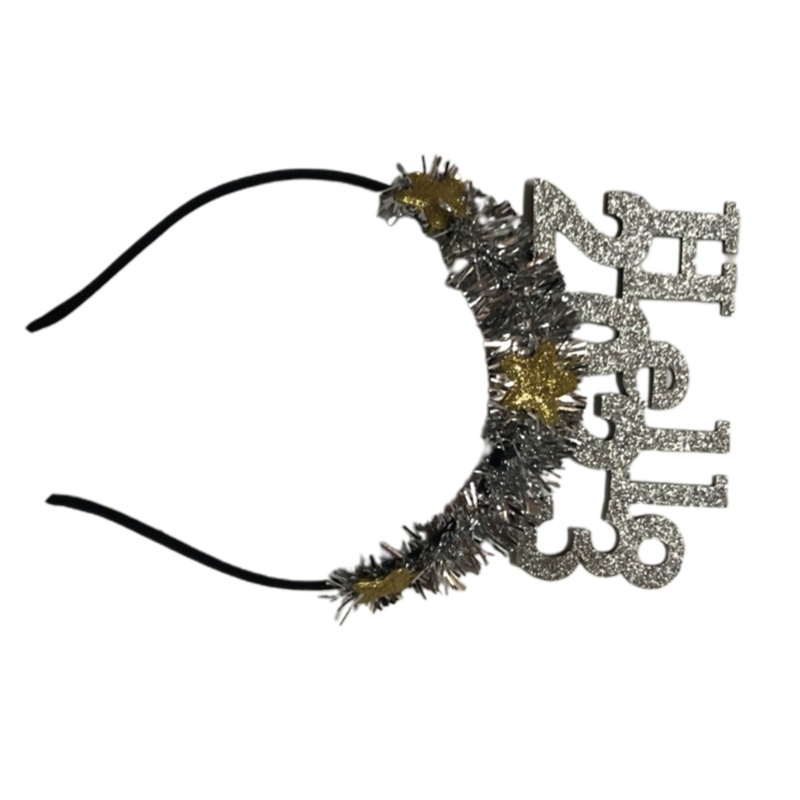 Băng Đô Cài Tóc Hình Số Ả Rập Lấp Lánh Dễ Thương Cho Người Lớn Và Trẻ Em