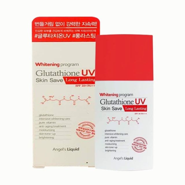 (CAO CẤP) Kem chống nắng Glutathione UV Skin Save Angel’s Liquid