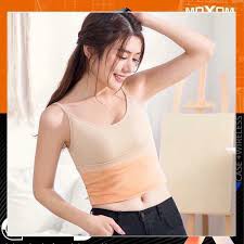 Áo 2 dây giữ nhiệt lót lông siêu ấm màu da và đen - ao 2 day lot long