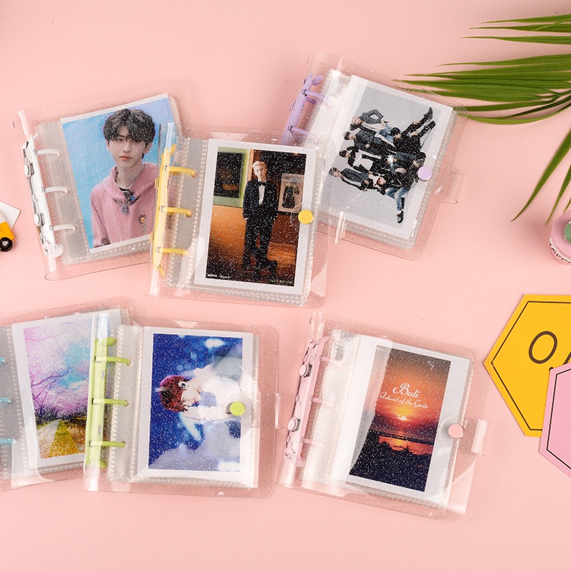 Album Ảnh Có Gáy Thiết Kế 3 Lỗ Nhỏ Gọn 4 Inch Chứa 20 Trang Bên Trong Tiện Lợi
