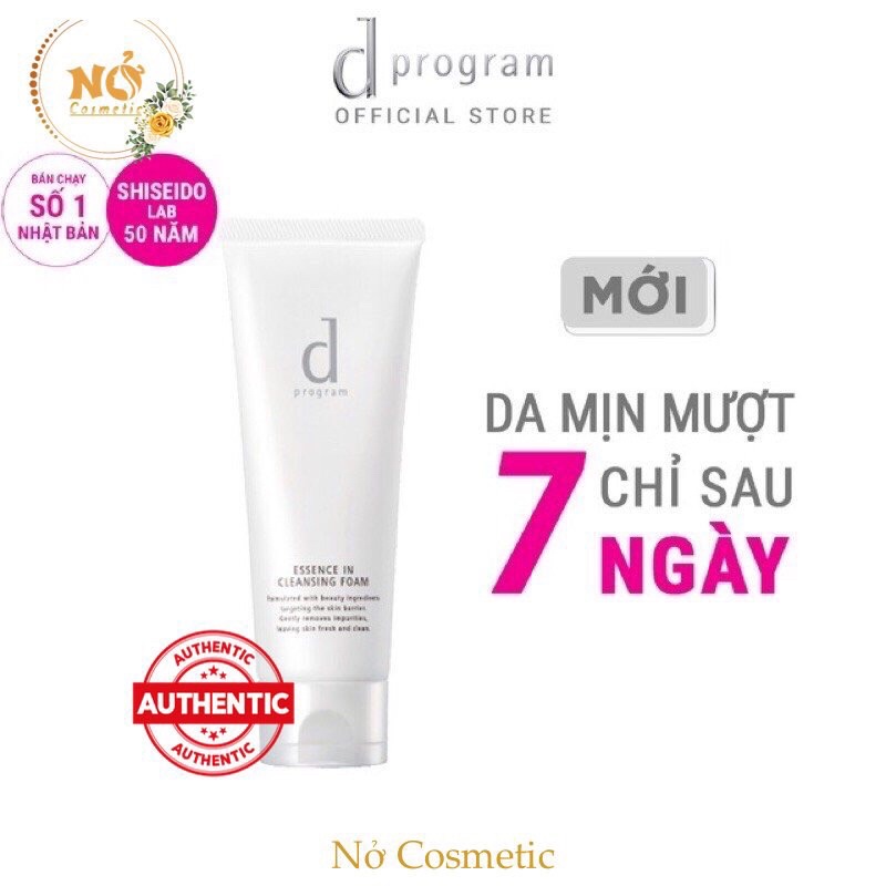Sữa Rửa Mặt Tạo Bọt dưỡng da  Giảm Mụn Hiệu Quả_Dprogram Essence In Cleansing Foam 120g