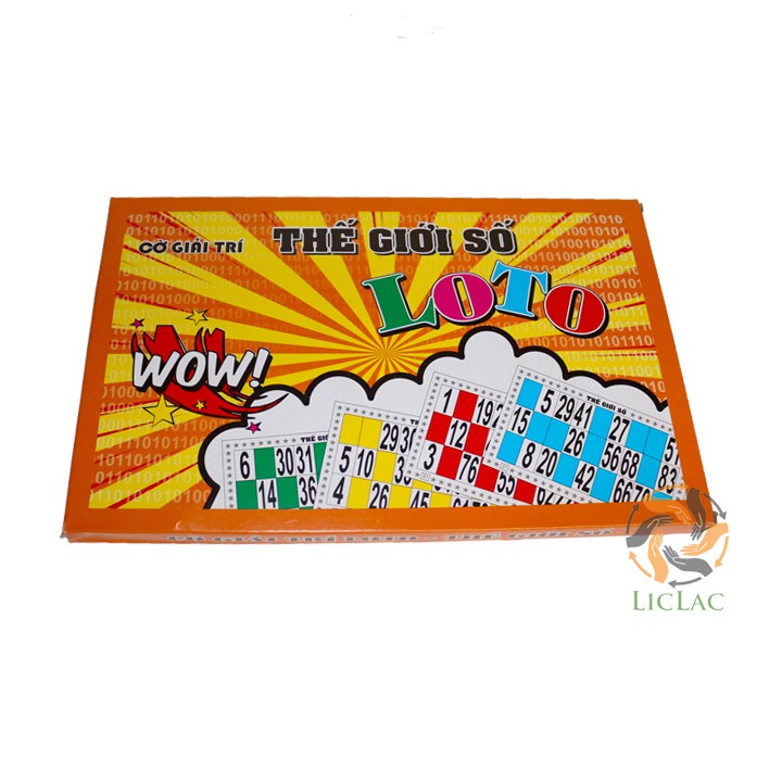 Bộ cờ giải trí Lô Tô 90 số hộp giấy hàng Việt Nam - Đồ chơi Cờ Lô Tô vui nhộn, hấp dẫn - CHỢ LỚN GIÁ SỈ