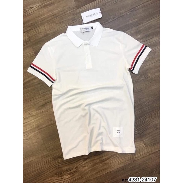 Áo Polo nam Thom Trơn Lịch Lãm Chất Cotton - Áo Polo Thời Trang Nam Cao Cấp