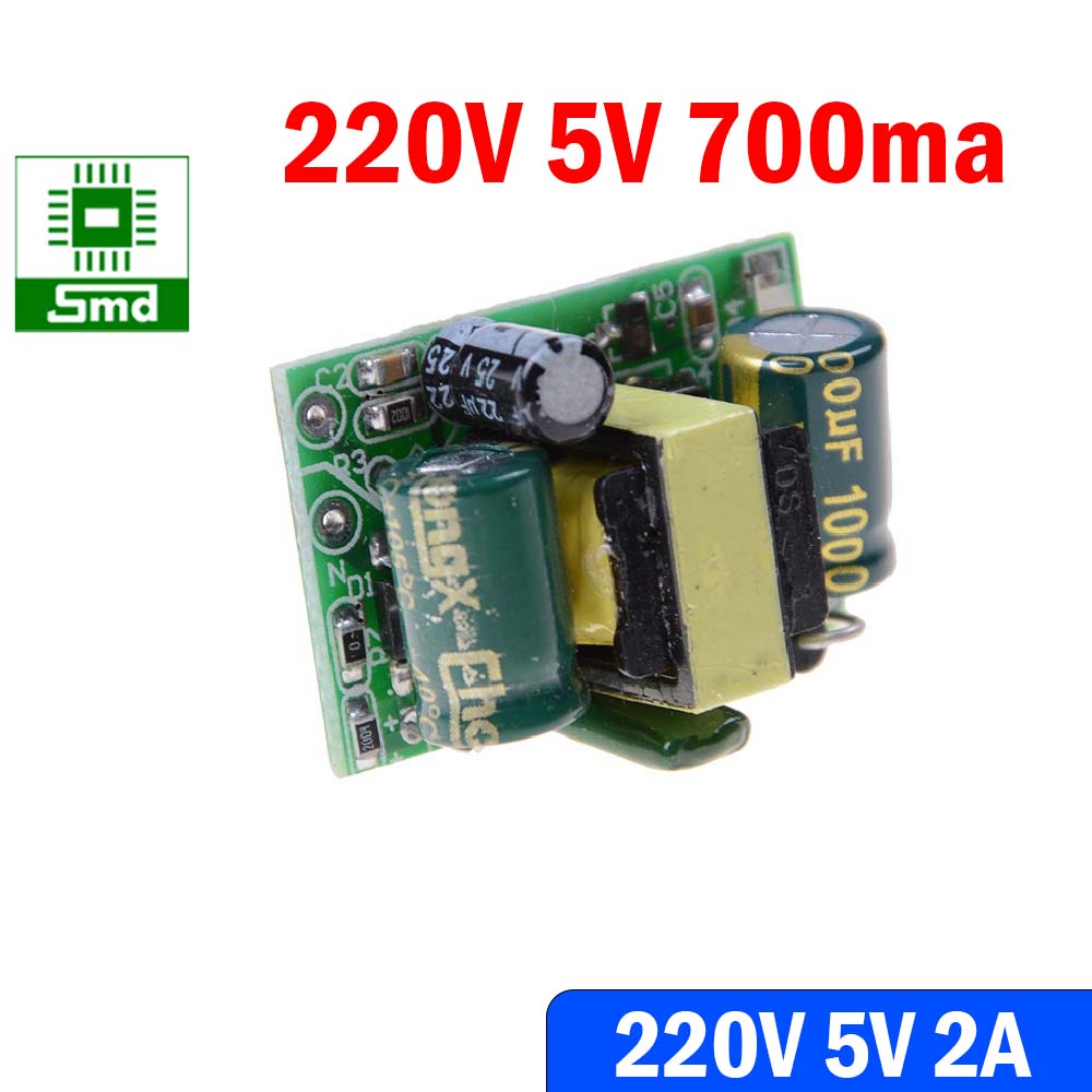 Module nguồn Mini 220V 12V 450ma 9V 500ma 5V 700ma nhỏ gọn đủ công suất mạch nguồn hạ áp 220V tích hợp 5V 9V 12V