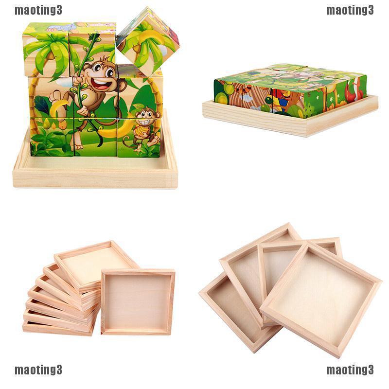 Đồ chơi khay gỗ xếp hình 6 mặt