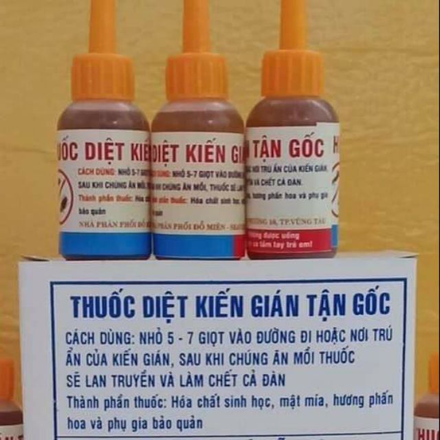 Combo 5 tặng 1 lọ Thuốc diệt kiến- gián- mối -cuốn chiếu