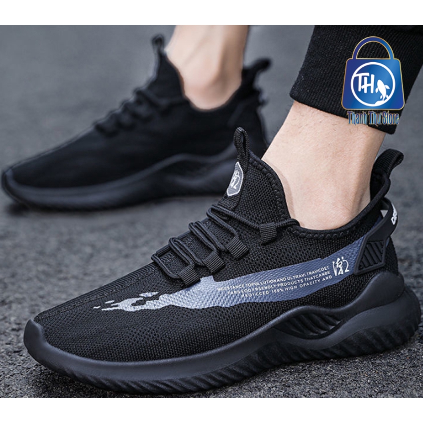 Giầy thể thao nam,giầy sneaker chữ hoa BH 19