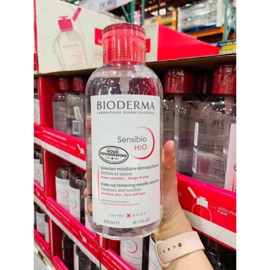 [CHÍNH HÃNG GIÁ TỐT] NƯỚC TẨY TRANG BIODERMA 850ml - NẮP NHÚN - CHO MỌI LOẠI DA KỂ CẢ DA NHẠY CẢM | BigBuy360 - bigbuy360.vn