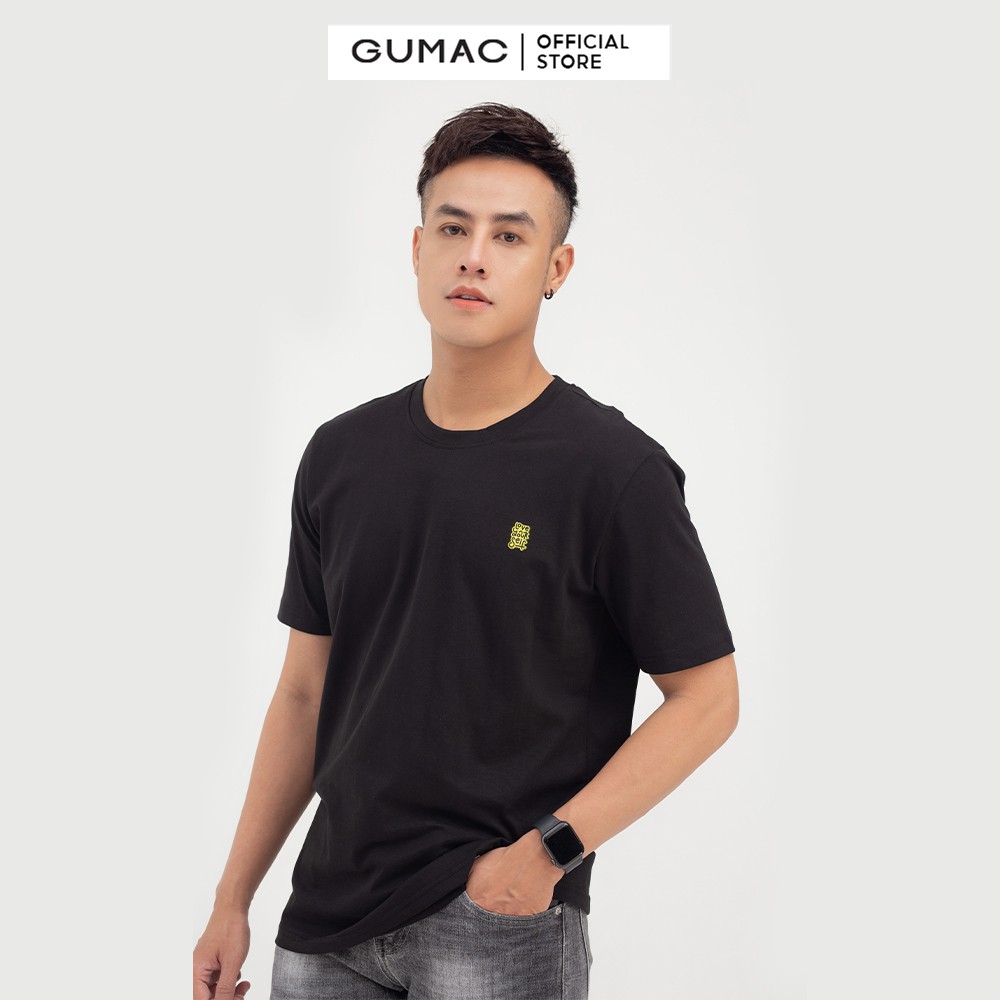 [Mã WABRG208 giảm 10% tối đa 50k đơn từ 250k] Áo thun nam basic in chữ GUMAC phong cách hiện đại đẹp thanh lịch ATNB815 | BigBuy360 - bigbuy360.vn
