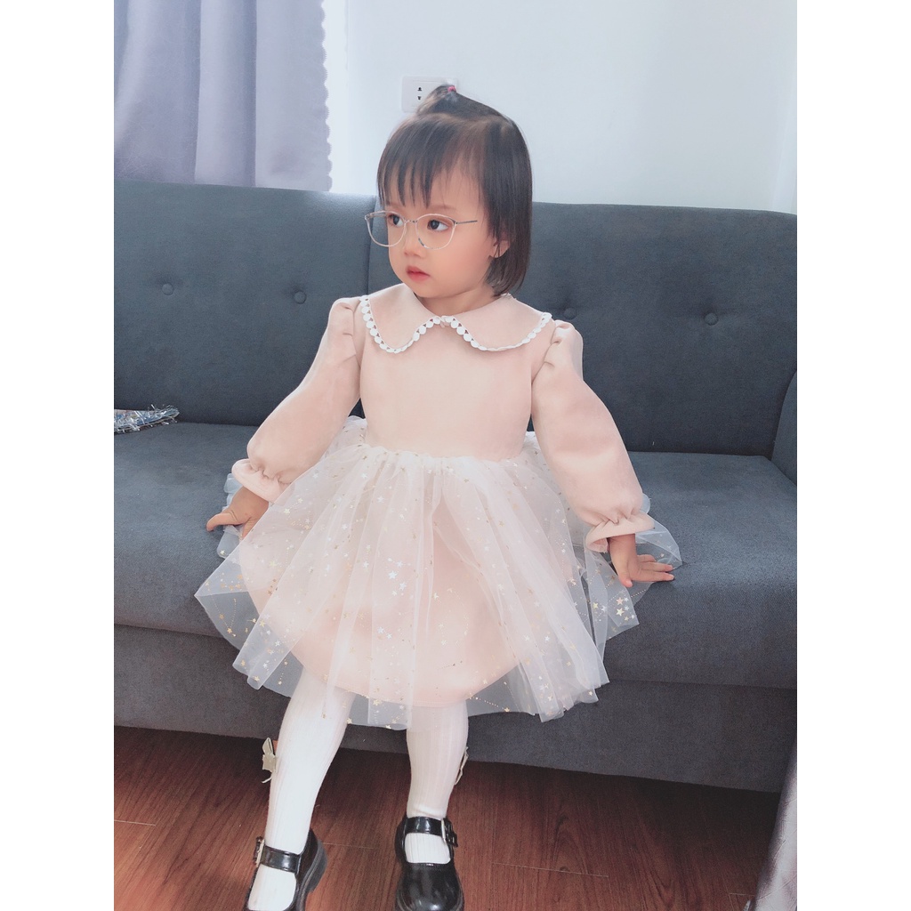 Váy xòe cho bé gái diện tết